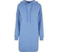Urban Classics Ladies Organic Oversized Terry Hoody Dress in Gr. XS in Blau