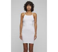 Shirtkleid URBAN CLASSICS "Urban Classics Damen Ladies Stretch Jersey Slim Dress", Damen, Gr. 5XL, US-Größen, weiß, 95% Baumwolle, 5% Elasthan, unifarben, slim fit, Rundhals, Kleider Shirtkleid (69094