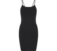 Shirtkleid URBAN CLASSICS "Urban Classics Damen Ladies Stretch Jersey Slim Dress", Damen, Gr. L, US-Größen, schwarz, 95% Baumwolle, 5% Elasthan, unifarben, slim fit, Rundhals, Kleider Shirtkleid (5783