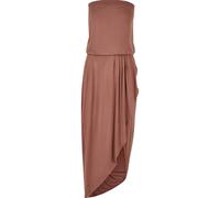 Urban Classics Damen Ladies Viscose Bandeau Dress Terracotta-3XL