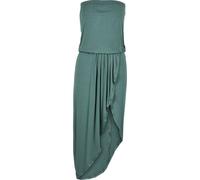 Shirtkleid URBAN CLASSICS "Urban Classics Damen Ladies Viscose Bandeau Dress", Damen, Gr. XS, US-Größen, paleleaf, 95% Viskose, 5% Elasthan, unifarben, loose fit, Kleider Shirtkleid (97638138-XS) pale