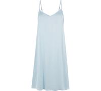 Urban Classics Damen Kleid Ladies Viscose Satin Slip Dress TB6191 Oceanblue-L