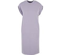 Shirtkleid URBAN CLASSICS "Urban Classics Ladies Light Terry Dress", Damen, Gr. 5XL, US-Größen, dustylila, 100% Baumwolle, unifarben, oversize, ohne Ausschnitt, Kleider Shirtkleid (14131824-5XL) dusty