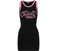 Shirtkleid VON DUTCH "Von Dutch KYRIE DRESSES", Damen, Gr. XS, US-Größen, schwarz, 100% Baumwolle, normal, Rundhals, Kleider Shirtkleid (82837362-XS) schwarz