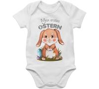 Shirtracer Baby Body Junge Mädchen - Ostergeschenke - Mein erstes Ostern Hase I 1. Ostern Osterhase I Oster Hase - 1/3 Monate - Weiß - my first easter outfit osterkleidung ostermotiv 1 babykleidung