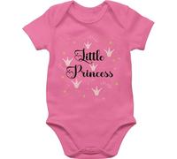 Shirtracer Baby Body Kurzarm - Little Princess | Kleine Prinzessin | Geschenk Mädchen - 3/6 Monate - Pink - bodys