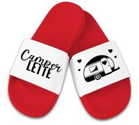 Shirtracer Badelatschen personalisiert Camper Lette Wohnwagen | Camping, Zelten, Wohnmobil, Roadtrip, Vanlife, Badeschlappen, Badepantoletten