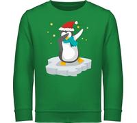 Shirtracer - Sweatshirt Kinder Pullover für Jungen Mädchen - Geschenke Christmas - Dab Pinguin Weihnachten