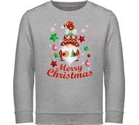 Shirtracer - Sweatshirt Kinder Pullover für Jungen Mädchen - Weihnachten Geschenke - Weihnachtlicher Wichtel I Weihnachtsmotiv I Merry Christmas Wichtelmotiv