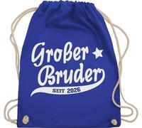 Shirtracer Turnbeutel Rucksack - Taschen - Großer Bruder 2026 - Unisize - Royalblau - geschenk brüder grosser brother bro beutel geschwister geschenke tasche bruder big rucksäcke große für großen
