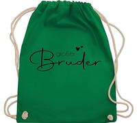 Shirtracer Turnbeutel Rucksack - Taschen - Großer Bruder - Big Brother - Unisize - Grün - grosser geschenk große brüder beutel tasche bruder turn für großen grosse größeren geschenke 2024 bro
