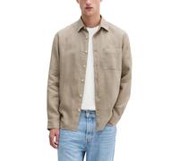 Marc O'Polo Regular Fit Freizeithemd aus reinem Leinen in Beige, Größe L