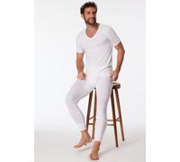Shirts kurzarm 2er-Pack Organic Cotton tiefer V-Ausschnitt weiß - 95/5 4