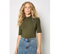 Shirttop APRICOT "Jersey-Shirt", Damen, Gr. XL (42), grün, Strick, Obermaterial: 89% LyocellTENCEL LyoT. 11% Elasthan EL., uni, normal, eng Gerade, Tops Shirttop, mit Stehkragen (43620963-42) grün