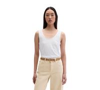 Shirttop MARC O'POLO, Damen, Gr. M, weiß, Jersey, Obermaterial: 100% Baumwolle, regular fit normal, tiefer Rundhals, Tops Shirttop, regular aus Slub-Jersey (96370453-M) weiß