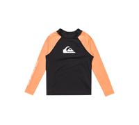 Shirttop QUIKSILVER "Everyday", Jungen, Gr. 2(84-92cm), schwarz (schwarz, melon), Obermaterial:84% Microfaser, 16% Elasthan;, Tops Shirttop (37722565-2) schwarz, melon