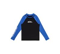 Shirttop QUIKSILVER "Everyday", Jungen, Gr. 2(84-92cm), schwarz (schwarz, nebulas blau), Obermaterial:84% Polyester, 16% Elasthan., Tops Shirttop (42662616-2) schwarz, nebulas blau