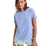 Shirttop ROXY "Oceanregular Art", Damen, Gr. XL, lila (grapemist), [Hauptstoff] 100% Baumwolle, Tops Shirttop (10916067-XL)