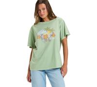 Shirttop ROXY "Sunnyoversize", Damen, Gr. XS, grün, [Hauptstoff] 100% Baumwolle, Tops Shirttop (23718239-XS)