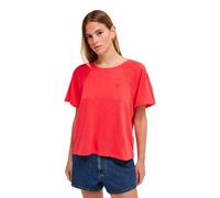 Shirttop ROXY "Time For Palm Tree", Damen, Gr. XS, hibiscus, Obermaterial: 60% Baumwolle, 40% Polyester., Tops Shirttop (32790754-XS) hibiscus