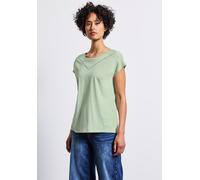 Street One Damen 3226375 Shirt mit Deko-Tape, Soft Jade Green, 38