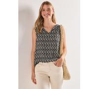 Street One Top mit Strukturmix und Print Clay Sand 40