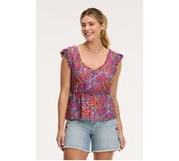 Shiwi Elle Blouse Sicilian Flower Purple Sicilian Flower Größe: XL | Blusen Outlet | Damen | Violett