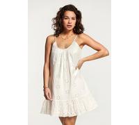 Shiwi Ibiza Dress Broderie Anglaise Jet Stream White Größe: S | Minikleider Outlet | Damen | Weiß