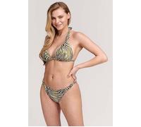 Shiwi Ladies Bibi Bikini Set Zanzibar Zebra Palmtree Green Größe: 34 | Bikinis Outlet | Damen | Grün