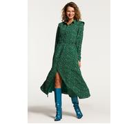 Shiwi Ladies Calama Dress Poppy Flower Rain Green Flower Größe: M | Blusenkleider Outlet | Damen | Grün