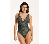 Shiwi Ladies Lara Swimsuit Mixed Animal Forest Green Mixed Animal Größe: 36 | Badeanzüge Outlet | Damen | Grün