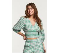 Shiwi Ladies Trinidad Top Porto Tile Fresh Green Größe: S | Blusen Outlet | Damen | Grün