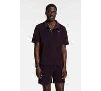 Shiwi Nico Toweling Polo Solid Purple Rock Größe: XXL | Poloshirts Outlet | Herren | Violett