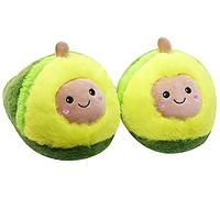 SHIXIAOSHU Tierpantoffeln, weiche und bequeme Hausschuhe, süße flauschige Pantoffeln (Avocado, adult, women, numeric_38, numeric_range, eu_footwear_size_system, numeric_41, medium)