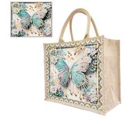 SHJOEE 5D Diamond Painting Tasche DIY Einkaufstasche Wiederverwendbare Diamant Malerei Handtasche personalisiert Damen Frauen Mutter Mädchen Freundin Kollegin Geschenk zum Geburtstag,Weihnachten