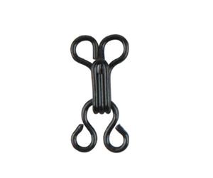Shntig 100 Stück kleine Ösen Nähverschluss, Verbindungsschnalle, Haken, BH Metall Druckknöpfe, Haken, BH Metall Kragenverschluss