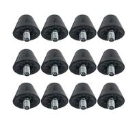 Shntig 12 Stück Nylon Fußballschuh Spikes, Fußballstollen, Ersatz Fußballstollen, Stiefel, Leichtathletik, Zubehör, Ersatz