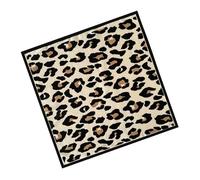 Shntig Halstuch mit Leopardenmuster, Damen Halstuch aus Seidenimitat, modisches Kopftuch, Taschenzubehör, Dekoration, Schal mit Leopardenmuster
