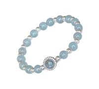 Shntig Modisches Damenarmband mit Aquamarinperlen Designs für alle, die die Natur schätzen Inspirieren Sie elegante Stile Einzigartige Stile Armband