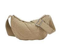 Shntig Retro-Umhängetasche aus Nylon, geräumige Organizer-Fächer, moderne Umhängetasche für Workout und Büros, unverzichtbar, trendiger Sport, khaki