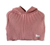 Shntig Trendiger Damen Strick Schal mit Kapuze, einfarbig, Pullover Mütze, Wärme, Wintermütze für Erwachsene für Outdoor Abenteuer, gestrickt, für den Winter, gestrickt, lang, warm