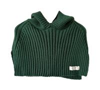 Shntig Trendiger Damen Strick Schal mit Kapuze, einfarbig, Pullover Mütze, Wärme, Wintermütze für Erwachsene für Outdoor Abenteuer, gestrickt, für den Winter, gestrickt, lang, warm