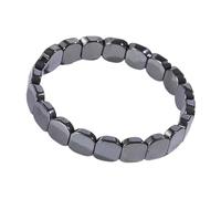 Shntig Zeitgenössischer schwarzer Obsidian-Stein, Terahertz, Unisex-Designs für den täglichen Wellness-Accessoire, trendige Schicht-Designs, Eine Größe, Wie beschrieben