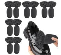 Shoe Heel Grips - Breathable Soft Pads, 10 Pieces Shoe Insert Tool for Adjustment, Anti-Slip Item, Ergonomic Heel Design with Cushioned Build Footwear Pads for Stabilizing and Protecting Feet