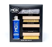 SHOE MGK Schuhpflege-Deluxe-Kit - Schuhputzset für weiße Schuhe, Leder, Wildleder, Segeltuch und alle Materialien - 8 Unzen Schuhreiniger mit einem weichen, mittleren