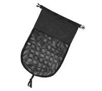 Shoe Travel Bags - Large Breathable Folding Mesh Water-Resistant | Traveling Bag For Gym Sneaker Boot | Women Men Beach Hiking Abroad Camping Road Trip, Durable Lightweight Multiple Pockets, Schwarz
