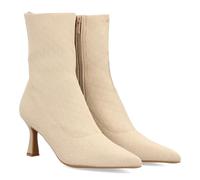 shoes&blues.es Damenstiefel mit minimalistischem und vielseitigem Design. Stilisierte Silhouette mit feiner Spitze und mittlerem Absatz vom Typ Kitten, seitlicher Verschluss mit Reißverschluss, ideal