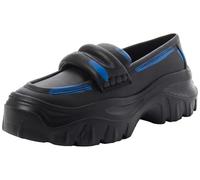 Desigual Damen Shoes 4 Woman Leather Sneakers Low Sneaker, Black, 39 EU