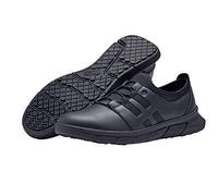 Shoes for Crews Arbeitsschuhe KARINA WOMEN BLACK - Rutschhemmende, sportliche Schuhe, leichte Sneaker mit Schnürsenkel und Polsterung, metallfrei und vegan - für Damen