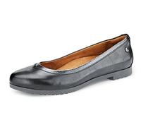 Shoes for Crews Reese Women Black - Bequeme Berufsschuhe aus Leder, gepolsterte Einlegesohlen, Rutschhemmende Laufsohle, klassischer Stil für Büro, OB E SRC - für Damen